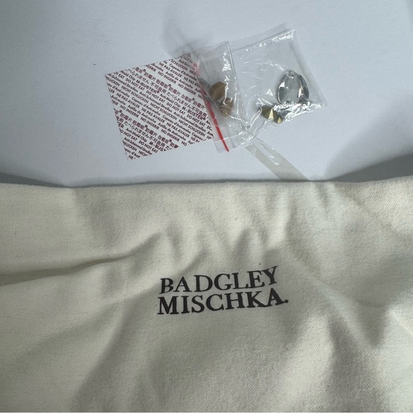 Badgley Mischka Berry Satin Purple Pointed Toe Embellished Heel Pumps Size 7.5 - Picture 7 of 8